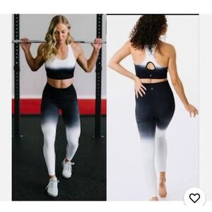 Like New! Zyia Active Seamless High Rise‎ XS Ombré Leggings